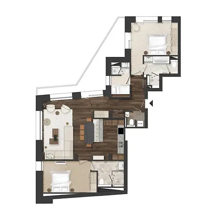 Apartment De Luxe Avec 2 Suites, 6 Couchages, Piscine Interieure, A 1850